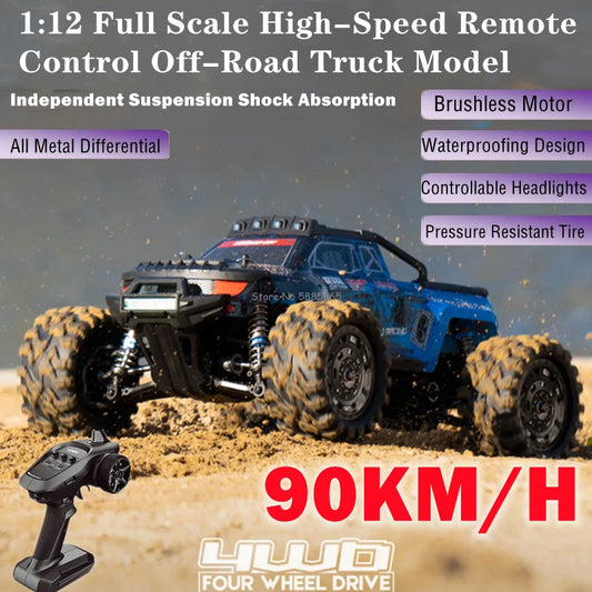 Professional 4WD Brushless Off-Road RC Racing 90KM/H